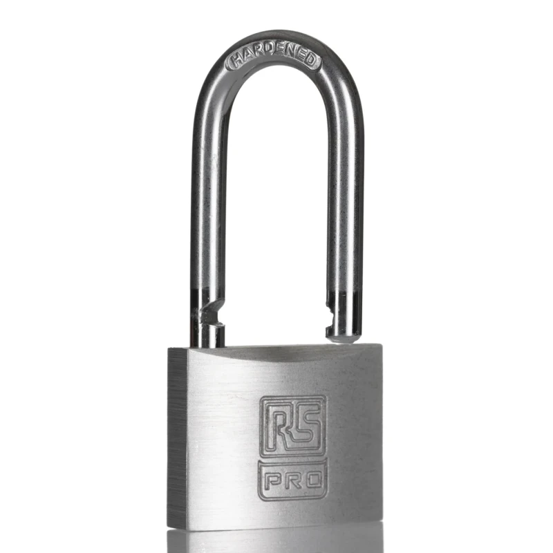 RS PRO Aluminium Anti-pick Padlock Stainless Steel 6mm Shackle, 40mm Body 195-8258