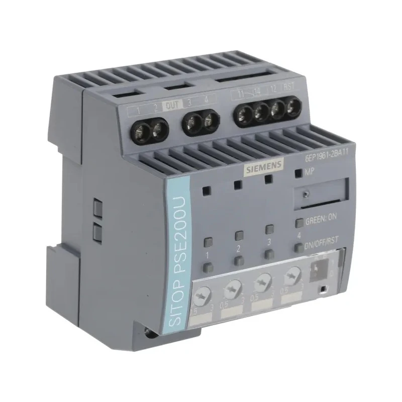 Siemens Selectivity Module for use with SITOP, 4 Channel Input, 0.5 to 3A Adjustable Current, 6EP1961-2BA11