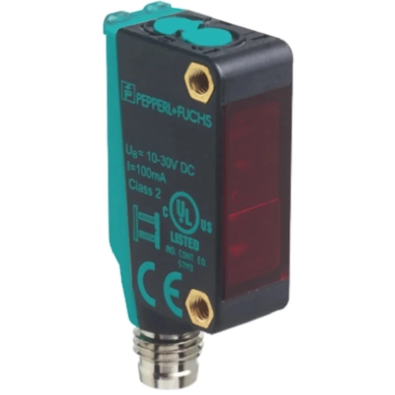 Pepperl + Fuchs Diffuse Photoelectric Block Sensor 1 m Detection Range PNP Output IP67 ML100-8-1000-RT/95/103