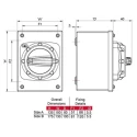 Craig & Derricott 3-Pole Base Isolator Switch 40A 15 kW IP65 