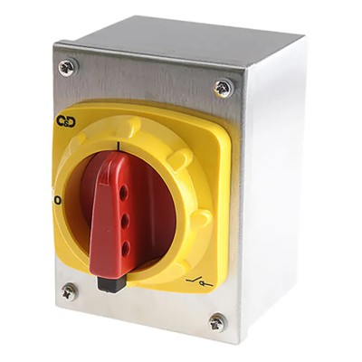 Craig & Derricott 3-Pole Base Isolator Switch, IP65, 40A, 15 kW 