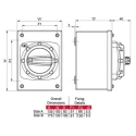 Craig & Derricott 6-Pole Base Isolator Switch IP65 40A 18.5 kW 