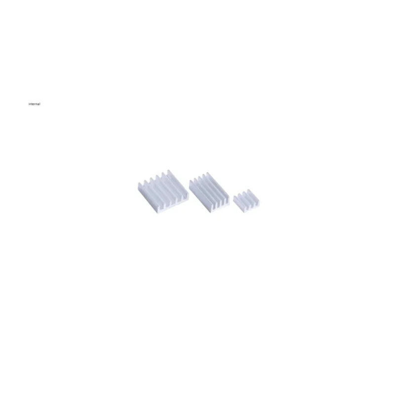 Okdo Raspberry Pi Aluminium Heatsinks Cooling Accessory, Pack of 3, Model Z-0283