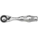 Wera 1/4 in Ratchet with Ergonomic Handle, Steel, 87mm Overall Length, Model 05003793001