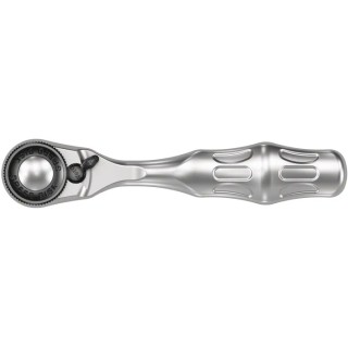 Wera 1/4 in Ratchet with Ergonomic Handle, Steel, 87mm Overall Length, Model 05003793001
