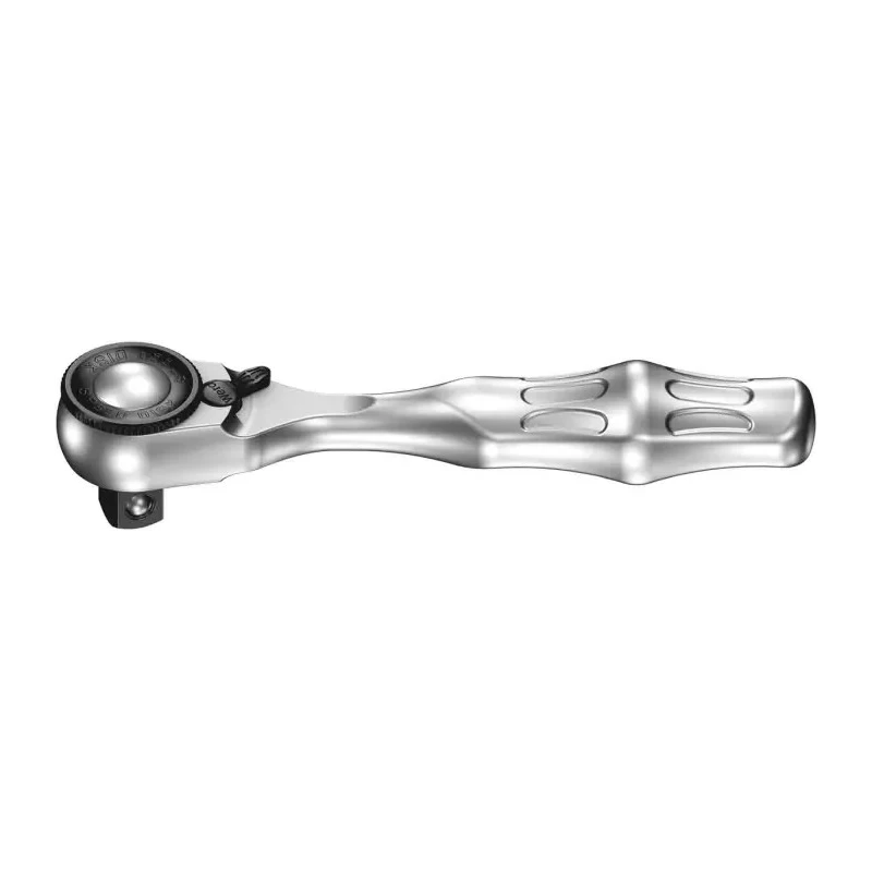 Wera 1/4 in Ratchet with Ergonomic Handle, Steel, 87mm Overall Length, Model 05003793001