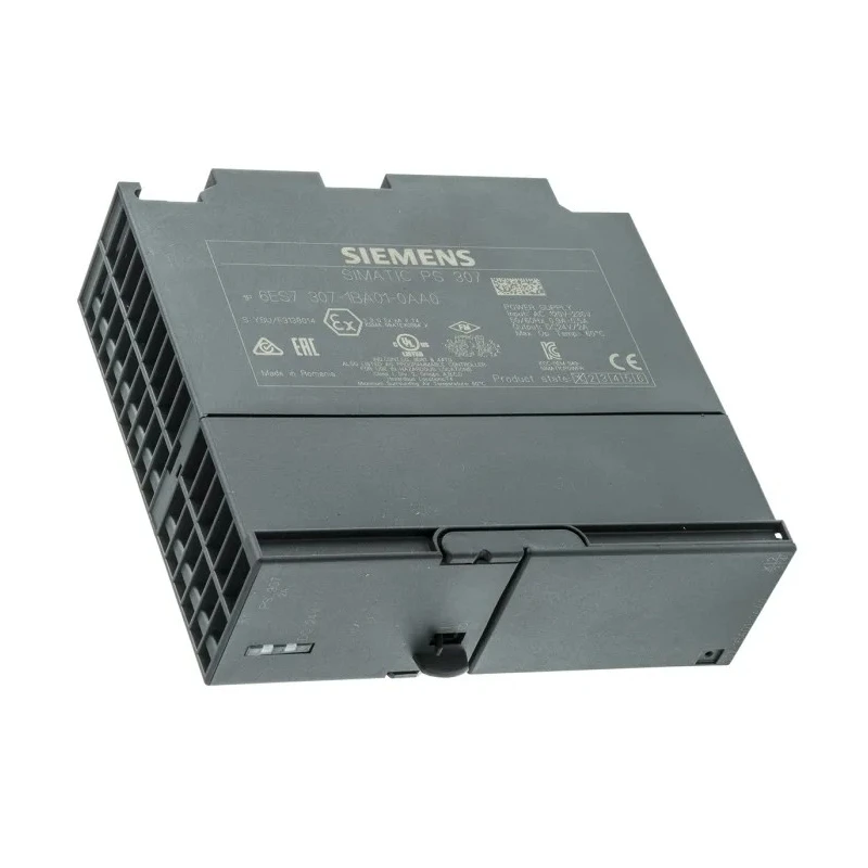 Siemens SIMATIC S7-300 Switched Mode DIN Rail Power Supply 132V AC Input 24V DC, 2A Output, 48W 6ES7307-1BA01-0AA0