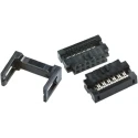 Amphenol ICC 12-Way 2-Row IDC Connector Female Cable Right Angle 650V 1A 89361-712SLF