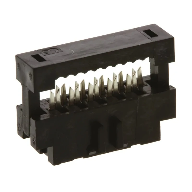 Amphenol Communications Solutions 10-Way IDC Connector Female, 2 Row, 2mm Pitch, 1A, 650V AC, Shrouded, Right 89361-710SLF