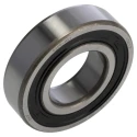 SKF Single Row Deep Groove Ball Bearing, 30 mm Inside Diameter, 62 mm Outside Diameter, 16 mm Race Width, Sheet 6206-RS1