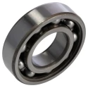 SKF Single Row Deep Groove Ball Bearing, 30 mm Inside Diameter, 62 mm Outside Diameter, 16 mm Race Width, Sheet 6206-RS1