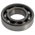 SKF Single Row Deep Groove Ball Bearing, 30 mm Inside Diameter, 62 mm Outside Diameter, 16 mm Race Width, Sheet 6206-RS1