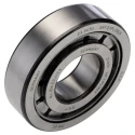 SKF Single Row Cylindrical Roller Bearing 30 mm ID, 72 mm OD, 19 mm Width, C3 Clearance, Steel Rollers and NJ 306 ECJ/C3