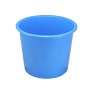 Deflecto Plastic Waste Bin 14L Capacity Blue Polypropylene Round Shape CP025YTBLU