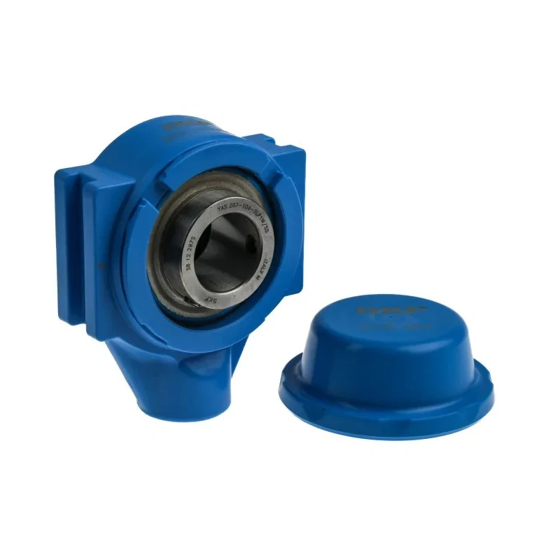 SKF Bearing Unit with 31.75 mm Inside Diameter, Cast Iron Housing, Shielded End, Set Screw Locking WSTUC 104-CPSS-DFH