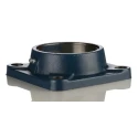 SKF 4 Hole Round Flanged Bearing Unit Cast Iron Housing 90 mm ID FY 510 M