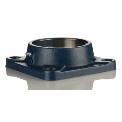 SKF 4 Hole Round Flanged Bearing Unit Cast Iron Housing 90 mm ID FY 510 M
