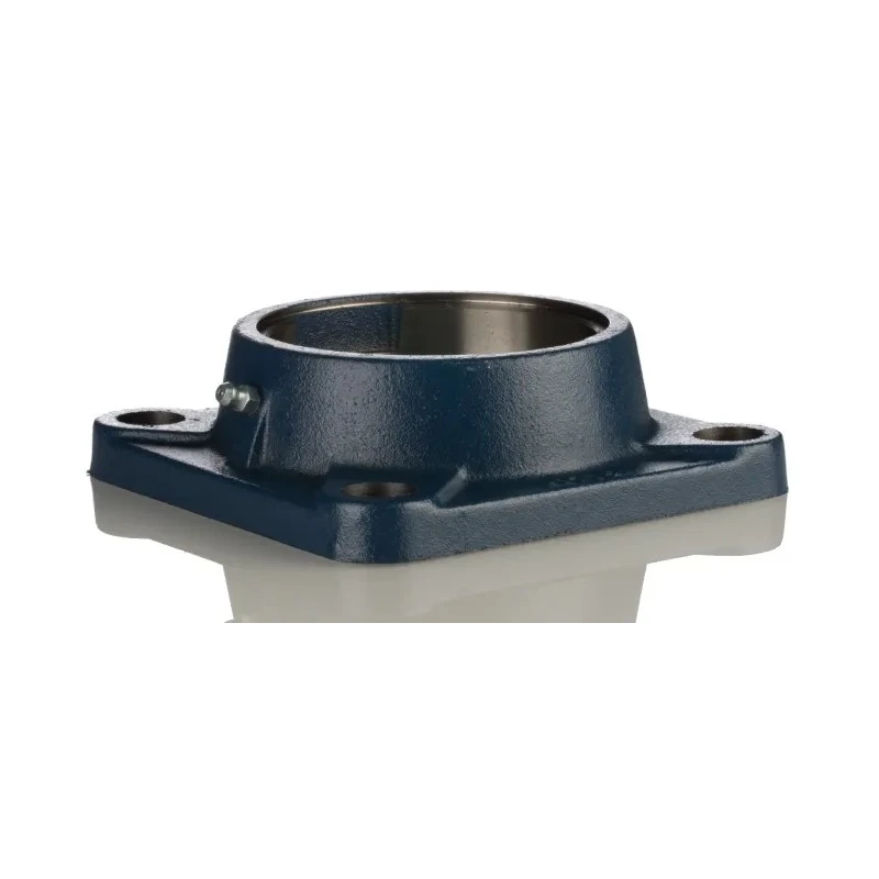 SKF 4 Hole Round Flanged Bearing Unit Cast Iron Housing 90 mm ID FY 510 M