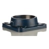 SKF 4 Hole Round Flanged Bearing Unit Cast Iron Housing 90 mm ID FY 510 M
