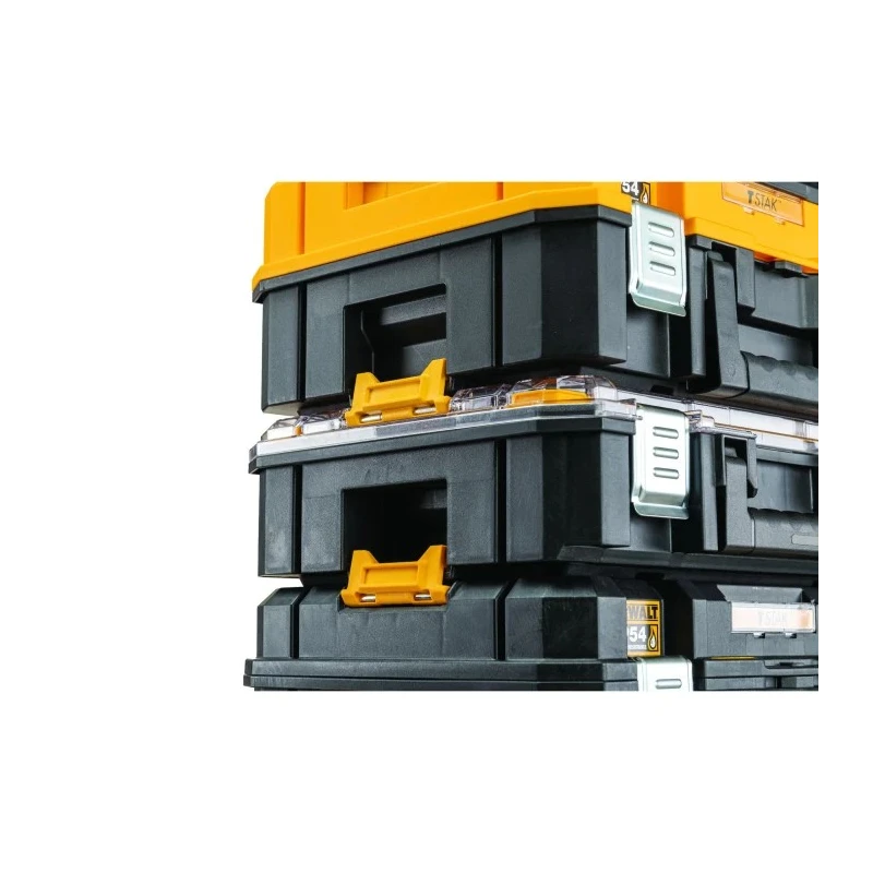 DeWALT Plastic Tool Box Black Yellow 183 mm Height 440 mm Width 440 mm Length DWST83344-1
