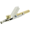 Mueller Electric Bed of Nails Test Clip Banana Jack Silver Nickel Alloy Contact JP-25182-J