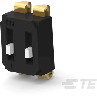 TE Connectivity Raised Rotary Coded DIP Switch Surface Mount EDS02SNNNTR04Q