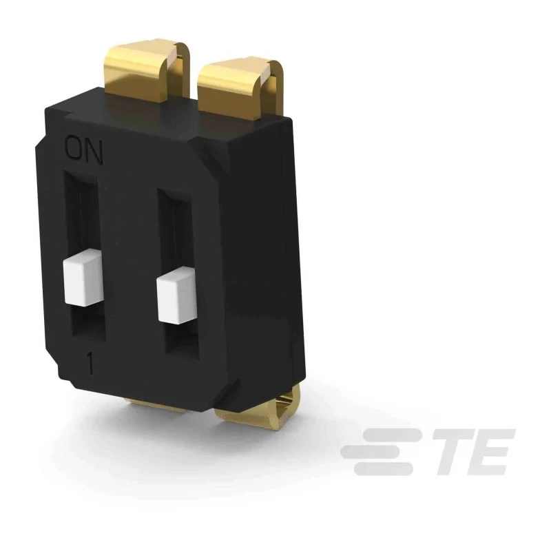 TE Connectivity Raised Rotary Coded DIP Switch Surface Mount EDS02SNNNTR04Q