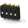 TE Connectivity Raised Rotary Coded DIP Switch Surface Mount EDS04SNRSTR04Q