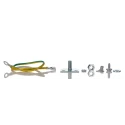 Rittal Earthing Kit Potential Equalisation Type for VX IT Series 5302027
