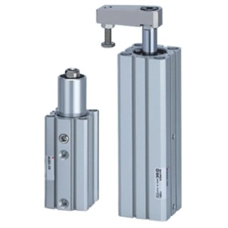SMC Pneumatic Clamping Cylinder 20mm Bore Diameter 20mm Stroke Length Double Acting Aluminium Alloy Body MKB20-20RZ