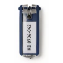Durable Plastic Key Tag Accessory Type Key Ring 6 Per Pack, Model 195707