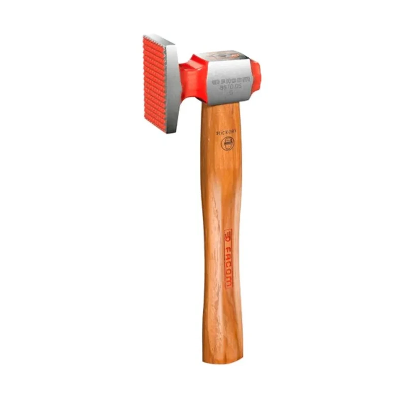 Facom Flat Dresser Hammer with Hickory Wood Handle, 310 g, 295 mm Overall Length, Model 867D.DS