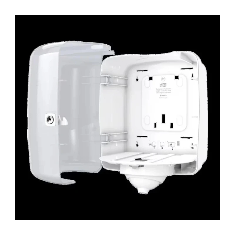 Tork Reflex Wipe Dispenser Wall Mounted Plastic White 255mm x 331mm x 239mm 473190