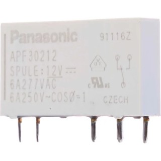 Panasonic PCB Power Relay 12V DC Coil 6A Switching Current SPDT APF30212