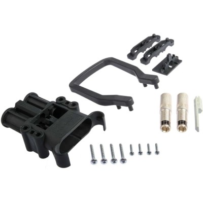 Rema Heavy Duty Panel Mount Power Connector Rated at 320A, 96V, Fibreglass Reinforced Composite 95605-02