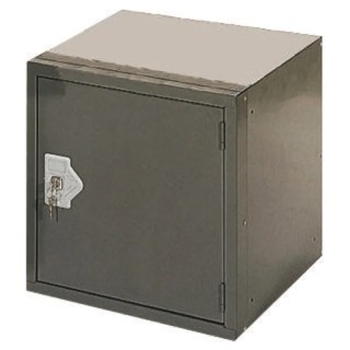 RS PRO 1 Door Grey Locker, 305 mm x 305 mm x 305 mm 239-4745