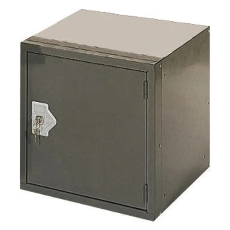 RS PRO 1 Door Grey Locker, 305 mm x 305 mm x 305 mm 239-4745