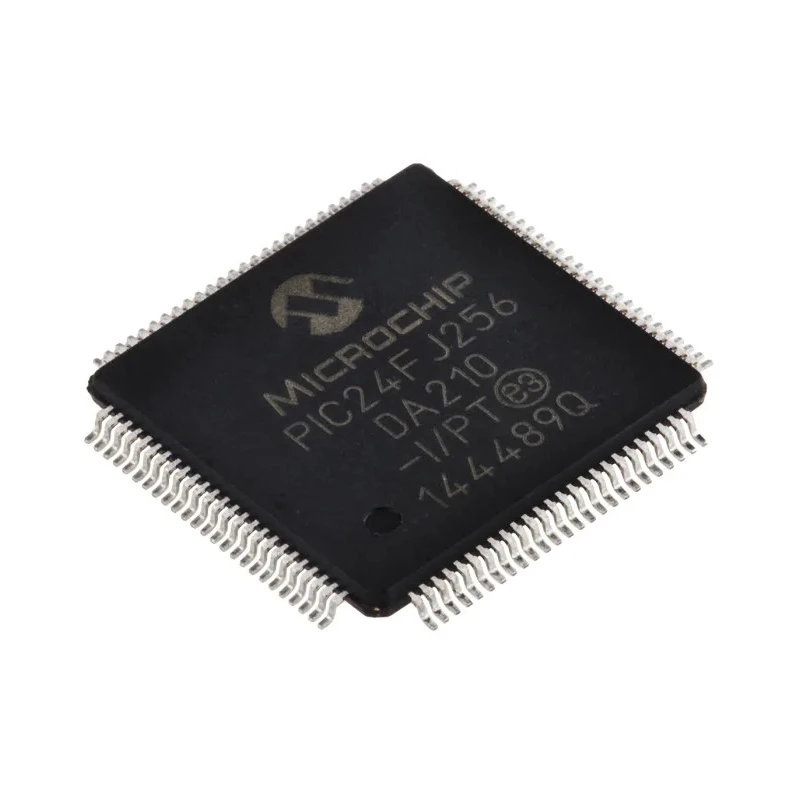 Microchip 16 bit PIC PIC24FJ Microcontroller 32 MHz 256kB FLASH 100-Pin TQFP PIC24FJ256DA210-I/PT