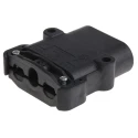 Anderson Power Products E80 Series 2 Way Male Battery Connector, Straight, Feed Through, 600V, 80A E80425-0009