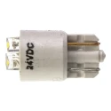 JKL Components White Indicator Lamp, 24V DC, Wedge Base, 10.4 mm Diameter LE-0903-04W
