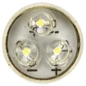JKL Components White Indicator Lamp, 24V DC, Wedge Base, 10.4 mm Diameter LE-0903-04W