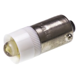 JKL Components White Indicator Lamp BA9 Base 9.6 mm Diameter LE-BA9S-12W