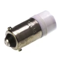 JKL Components White Indicator Lamp BA9 Base 9.6 mm Diameter LE-BA9S-12W