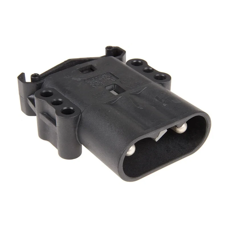 Anderson Power Products E16 Series 2 Way Male Battery Connector, Straight Feed Through, 600V, 160A E16450-0008