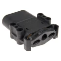 Anderson Power Products E16 Series 2 Way Male Battery Connector, Straight Feed Through, 600V, 160A E16450-0008
