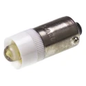 JKL Components White Indicator Lamp BA9 Base 9.6 mm Diameter LE-BA9S-12W