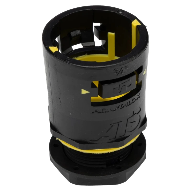 Adaptaflex Conduit Fitting 28 mm Nominal Size M25 Polyamide 66 Black IP69K IPX8 IP6X IP68 7TCA296170R0396 AT28/M25/A/BLY