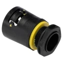 Adaptaflex Conduit Fitting 28 mm Nominal Size M25 Polyamide 66 Black IP69K IPX8 IP6X IP68 7TCA296170R0396 AT28/M25/A/BLY