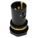 Adaptaflex Conduit Fitting, 16 mm Nominal Size, Polyamide 66, Black, M20 Thread, IP68 Rated 7TCA296170R0144 AT16/M20/A/BLY