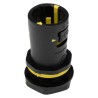 Adaptaflex Conduit Fitting, 16 mm Nominal Size, Polyamide 66, Black, M20 Thread, IP68 Rated 7TCA296170R0144 AT16/M20/A/BLY